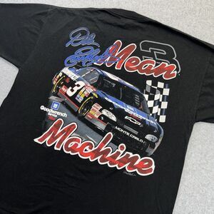 Vintage Competitors View NASCAR Mens XL Dale Earnhardt Graphic Tee Front / Back